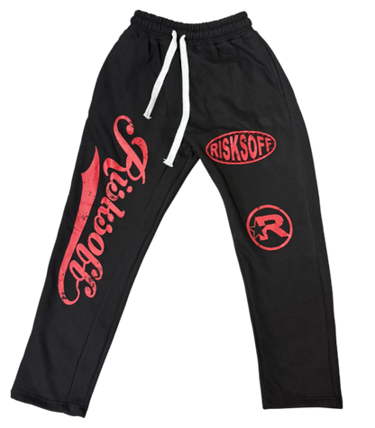 RED RISKSOFF SWEATPANTS
